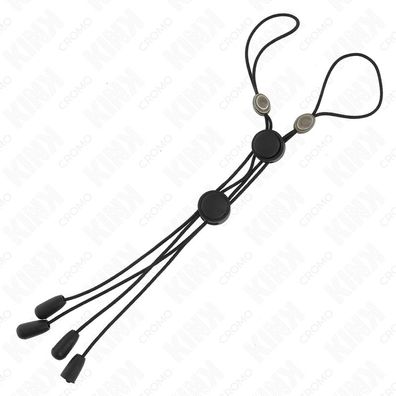 Kink Nipple Grip Schwarze Nippelklammern mit Gummiband