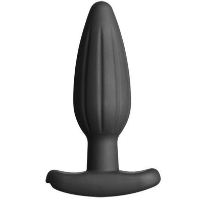 Electrastim Silikon-Elektro-Butt-Plug Rocker Medium, schwarz