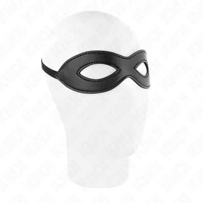 Kink Masked Allure Augenmaske mit Nieten Fetisch-Maske Schwarz