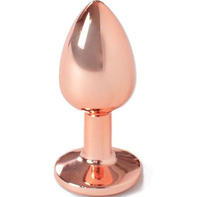 Secretplay Toys Metall-Butt-Plug Roségold 7 cm