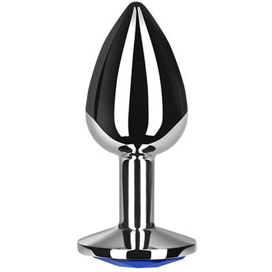 Secretplay Toys Analplug aus Aluminium für Anfänger Blau S