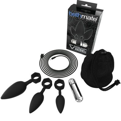 Bathmate Anal-Trainings-Set Vibe mit 3 Plugs und Vibrator