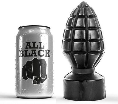 ALL Black Analplug Handgranaten-Form 14x6 cm