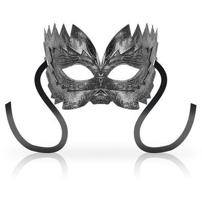 Ohmama Masks Antizaz-Maske im venezianischen Stil Silber