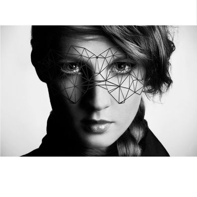Bijoux Vinyl Masks Kristine Gesichtsmaske für Rollenspiele