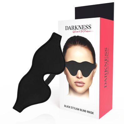 Darkness Bondage Schlafmaske aus PVC mit verstellbarem Kopfband