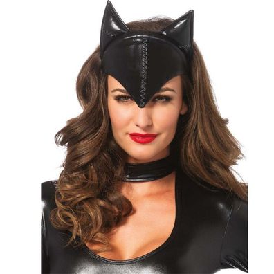 LEG Avenue Accessories Cat Woman Maske Schwarz – Fetisch-Maske für Partys
