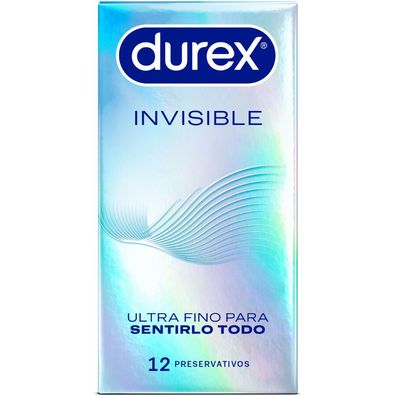Durex Condoms Ultradünne Unsichtbare Kondome Standardgröße 12 Stück