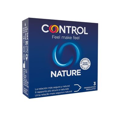 Control Condoms Kondome Adapta Nature 3 Stück transparent
