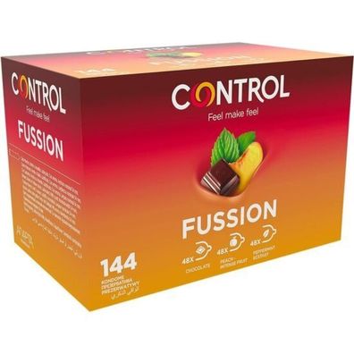 Control Condoms Kondome Adapta Fussion mit Aromen, 144 Stück