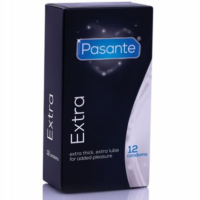 Pasante Extra-Kondom Extra Dick 12 Stück, 52 mm Nennweite