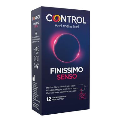 Control Condoms Adapta Senso Kondome, 12 Stück, Nennbreite 54 mm