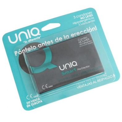 Uniq Smart Latex Free Pre-erection Kondome 3 Stück