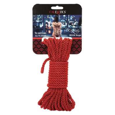 Scandal Red BDSM-Seil, 10 m
