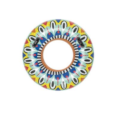 Aufblasbarer Schwimmer mit Griffen Aztec D107 cm + 12 Jahre Strand und Pool 36294