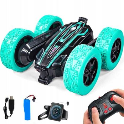 Leantoys Twister Stunt-Auto Handgestensteuerung Fernbedienung Blau