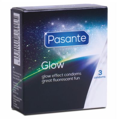 Pasante Glow In The Dark Kondome, 3 Stück