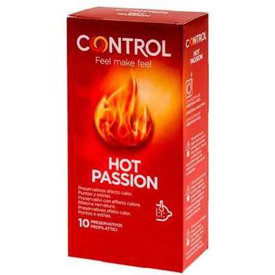 Control Hot Passion Kondome mit Wärmeeffekt, 10 Stück