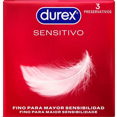Durex Sensitive Kondome 3 Stück, Nennweite 56 mm