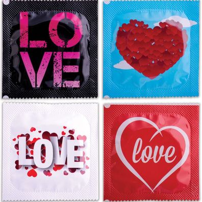Pasante Liebeskondome Love Bag 144 Stück, transparent