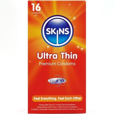 Skins Ultra Thin Kondome 16 Stück, ultradünn