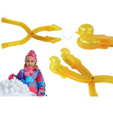 Schneeerzeuger Schneeballmaschine Gelbe Ente