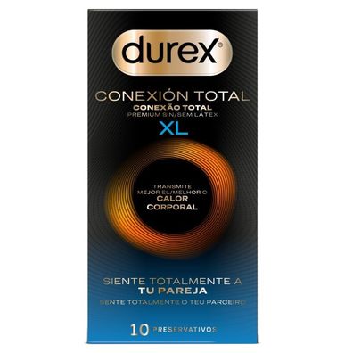 Durex Total Connection XL Ultra Fine Plus Kondome latexfreie 10 Stück