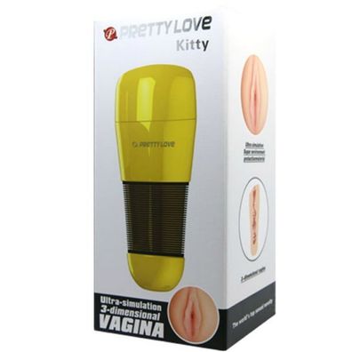 Pretty Love Masturbator Kitty Vagina 2 mit Saugnapf
