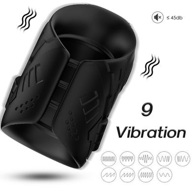 Armony Masturbator mit Vibration und Kugeln, schwarz