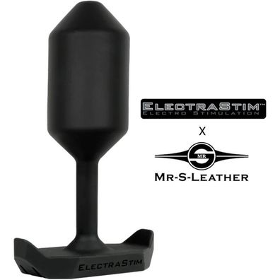 Electrastim Elektro-Analplug Mr S Leather aus leitfähigem Silikon