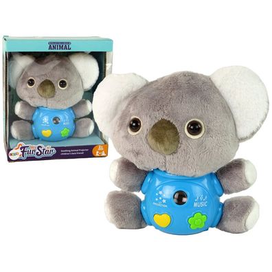 Lean Toys Koala Projektorblätter interaktives Spielzeug grau
