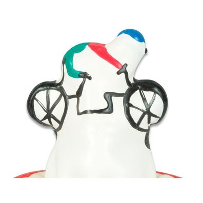 Condomerie handbemalte Neuheitskondome Fahrrad Unikat
