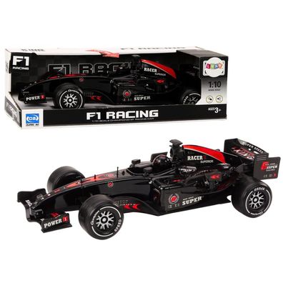 LeanToys Sportwagen F1 mit Antrieb 1:10 Schwarz mit Sounds