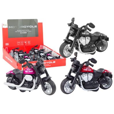 LeanToys Sportmotorrad Harley mit Friktionsantrieb, 3 Farben
