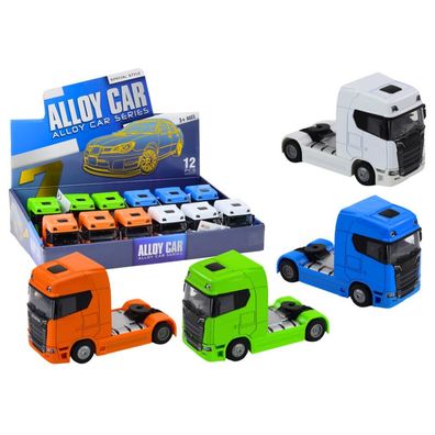 LeanToys Metall-LKW ohne Anhänger 1:32 mit Licht, Sound und Rückziehmotor