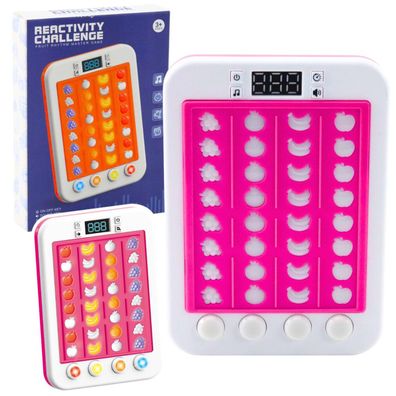 Leantoys Elektronisches Rhythmusspiel Fruit Lights klingt rosa