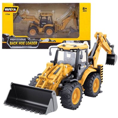 Lean Huina Gelb 1:50 Metall-Teleskopbagger
