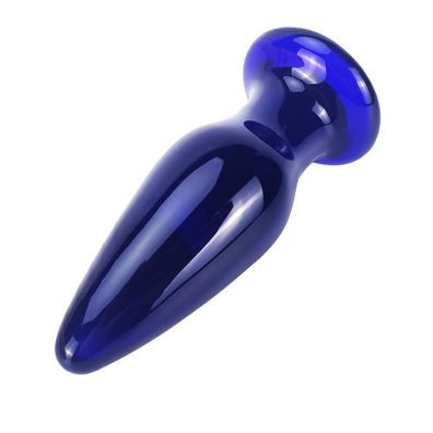 Toyjoy The Shining vibrierender Analplug aus Glas, 5 Modi