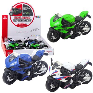 Lean Toys Powered Sports Racing Motorrad Lichter Sounds Mix