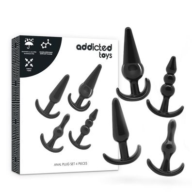 Addicted Toys Analplug-Set mit 4 Plugs für abwechslungsreiche Stimulation
