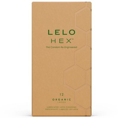 Lelo HEX Bio-Kondome, 12 Stück mit L-Arginin