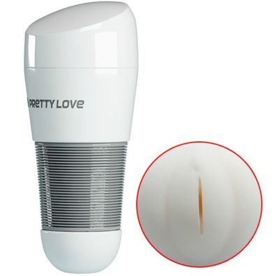 Pretty Love Kitty White Vagina Masturbator 2 mit Vibration