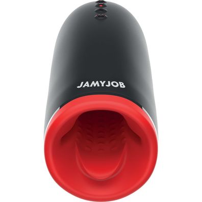 Jamyjob Spin-x Heiz- und Rotations-Masturbator mit Silikon