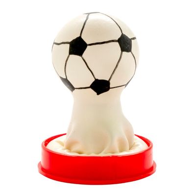 Condomerie Neuheitskondome Fussball handbemalt