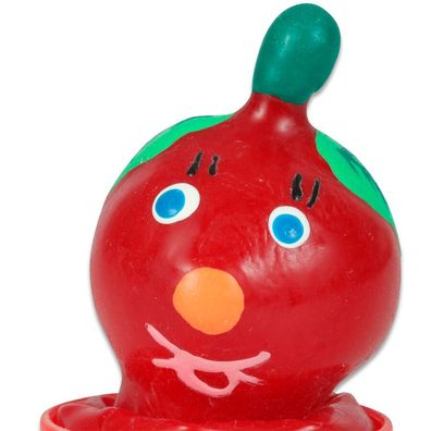 Condomerie handbemaltes Neuheitskondom Tomate