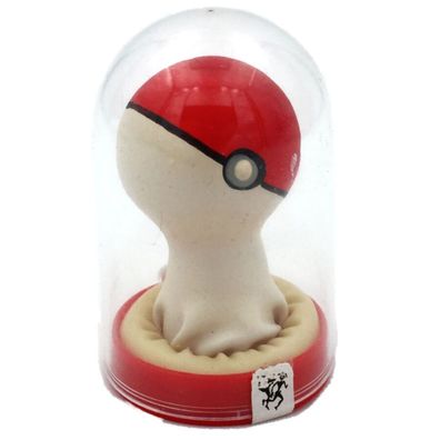Condomerie handbemalte Neuheitskondome Pokeball rot-weiß