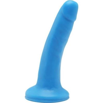 Get Real Happy Dicks Dong 12 cm Blau – natürlicher Dildo mit Saugnapf