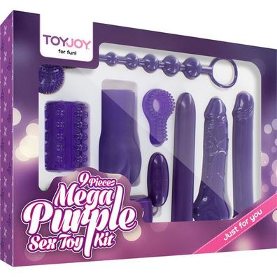 Toyjoy NUR Für Dich Mega Lila Sexspielzeug-Kit mit 9 Teilen
