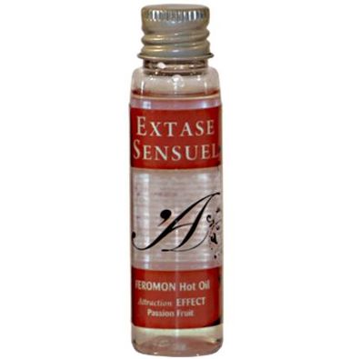 Extase Sensual Massageöl mit Wärmeeffekt und Passionsfrucht-Pheromonen 35 ml