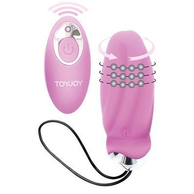 Toyjoy Happiness You Crack Me Up Vibrator mit Fernbedienung, Rosa